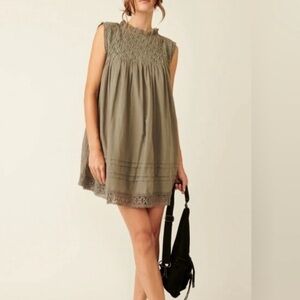 Free People Shea Mini Dress. Size M.